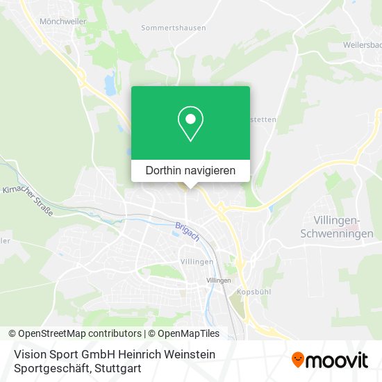 Vision Sport GmbH Heinrich Weinstein Sportgeschäft Karte