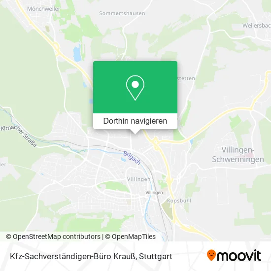 Kfz-Sachverständigen-Büro Krauß Karte