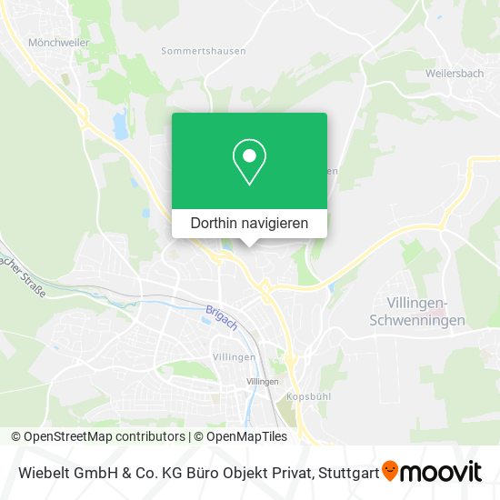 Wiebelt GmbH & Co. KG Büro Objekt Privat Karte