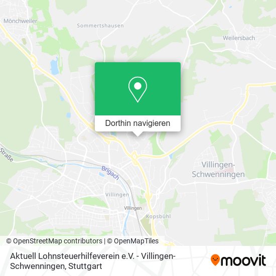 Aktuell Lohnsteuerhilfeverein e.V. - Villingen-Schwenningen Karte