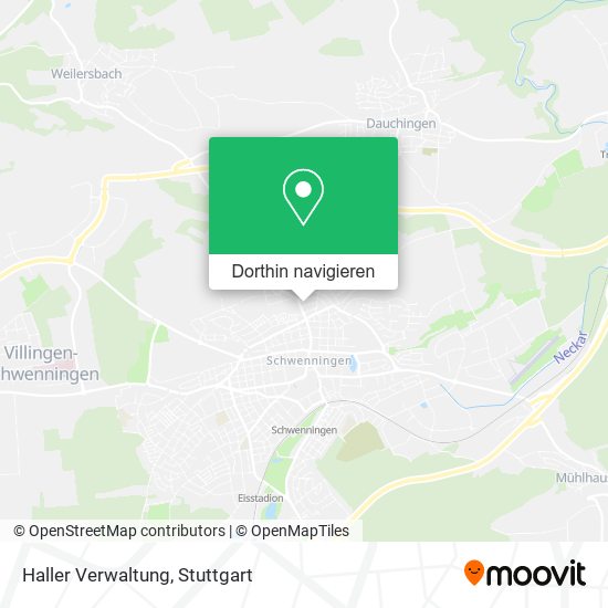 Haller Verwaltung Karte