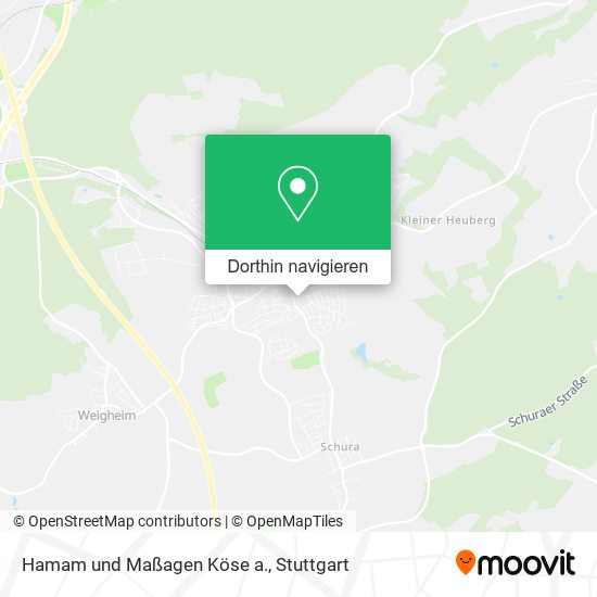 Hamam und Maßagen Köse a. Karte