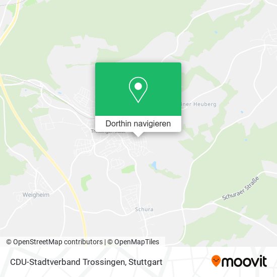 CDU-Stadtverband Trossingen Karte