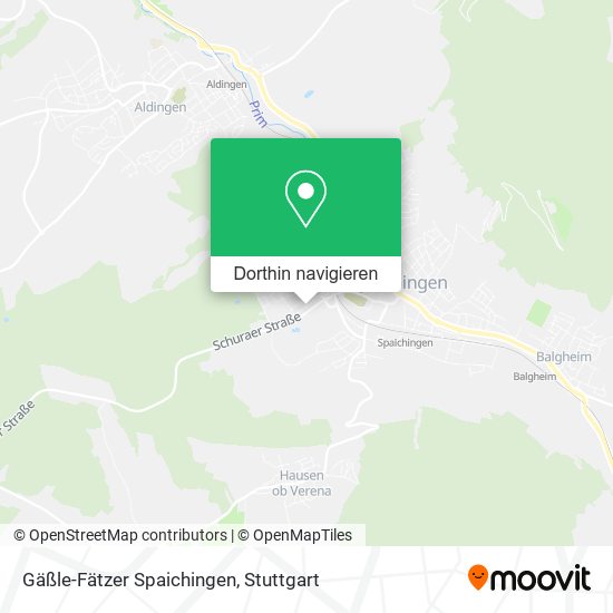Gäßle-Fätzer Spaichingen Karte