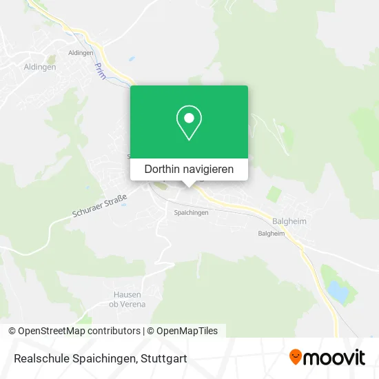 Realschule Spaichingen Karte