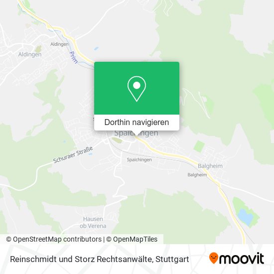 Reinschmidt und Storz Rechtsanwälte Karte