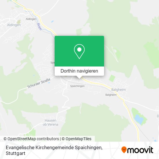 Evangelische Kirchengemeinde Spaichingen Karte
