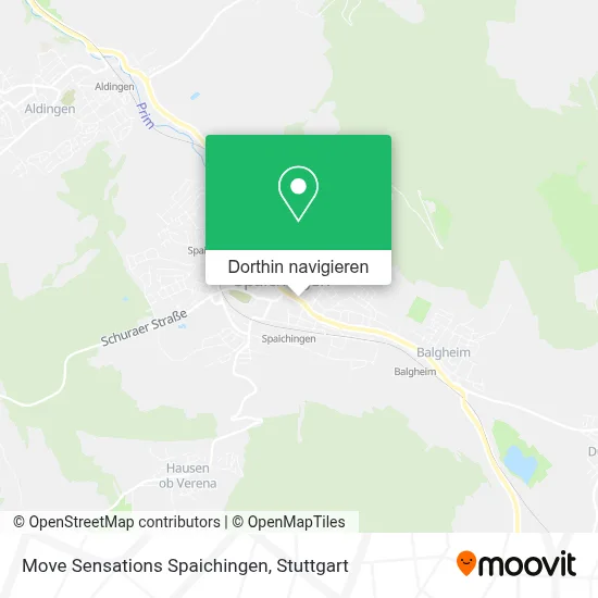Move Sensations Spaichingen Karte