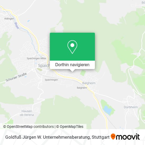 Goldfuß Jürgen W. Unternehmensberatung Karte