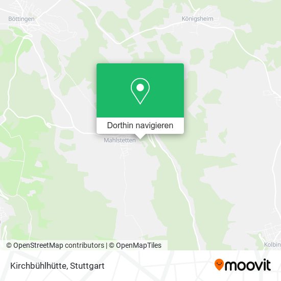 Kirchbühlhütte Karte