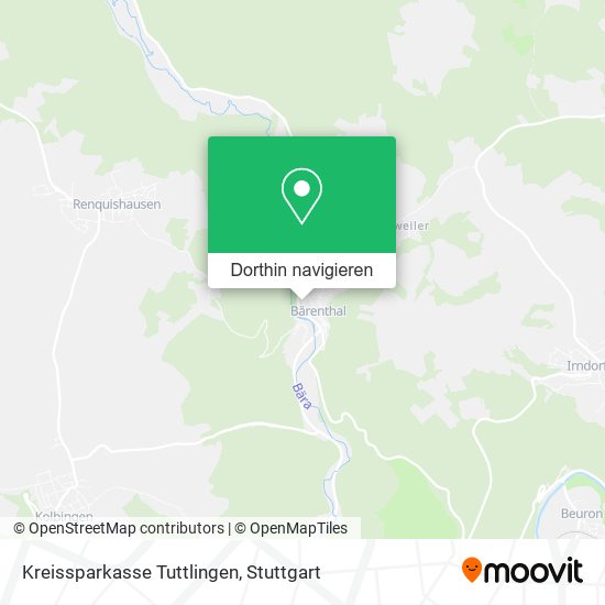 Kreissparkasse Tuttlingen Karte
