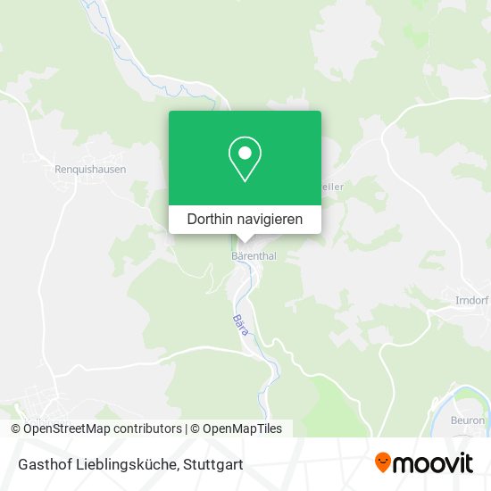 Gasthof Lieblingsküche Karte