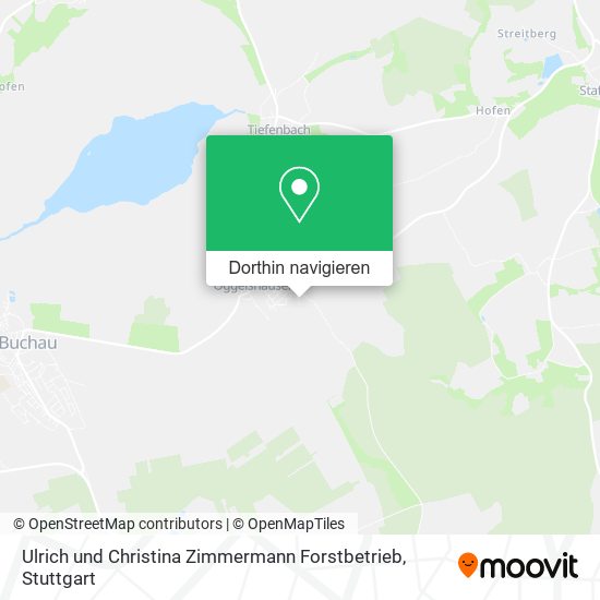 Ulrich und Christina Zimmermann Forstbetrieb Karte