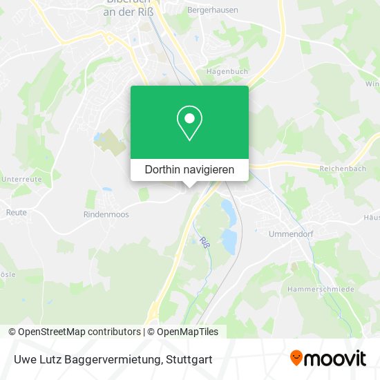 Uwe Lutz Baggervermietung Karte