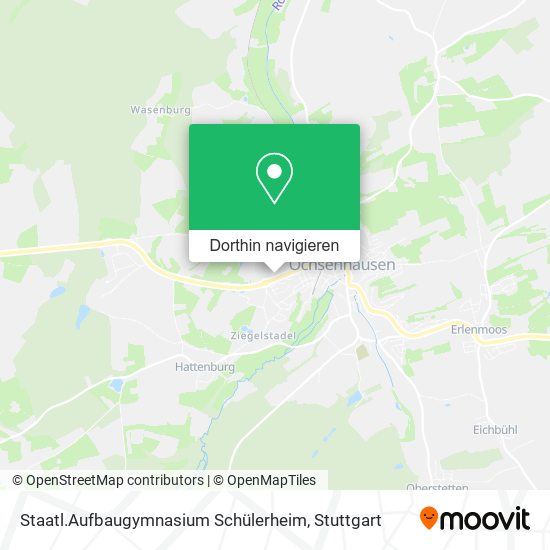 Staatl.Aufbaugymnasium Schülerheim Karte