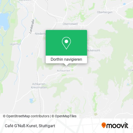 Café G'Nuß Kunst Karte