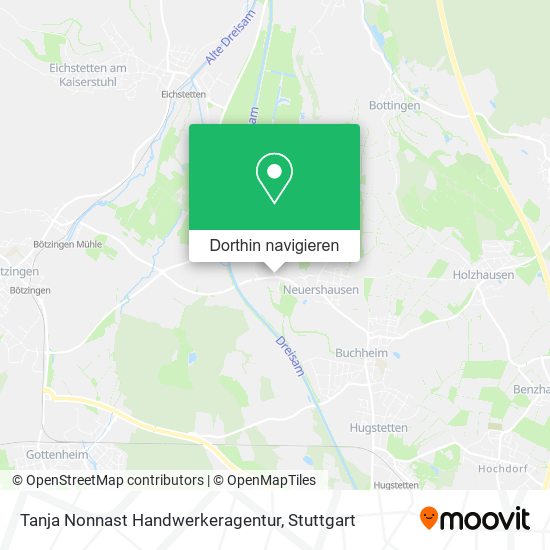Tanja Nonnast Handwerkeragentur Karte