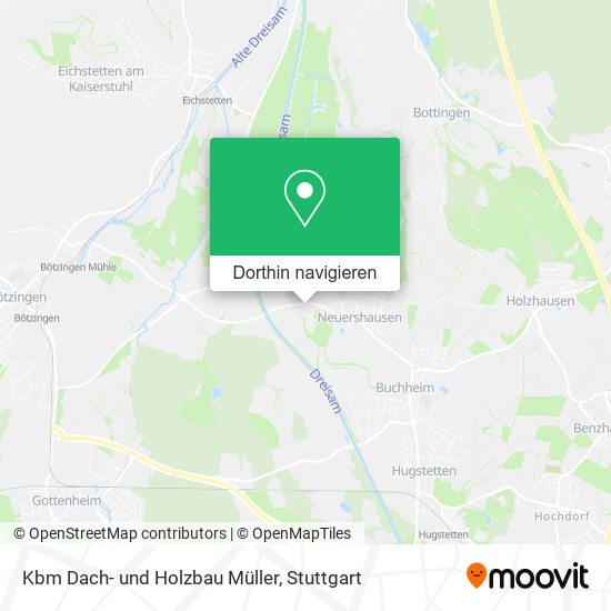 Kbm Dach- und Holzbau Müller Karte