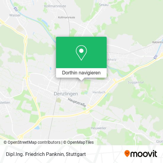 Dipl.Ing. Friedrich Panknin Karte