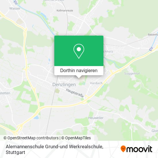 Alemannenschule Grund-und Werkrealschule Karte