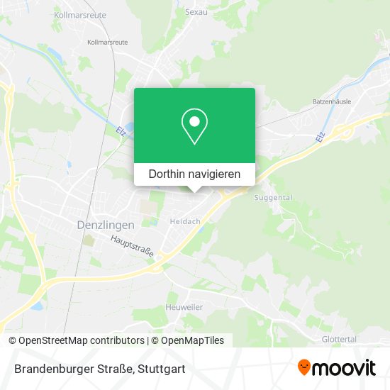 Brandenburger Straße Karte
