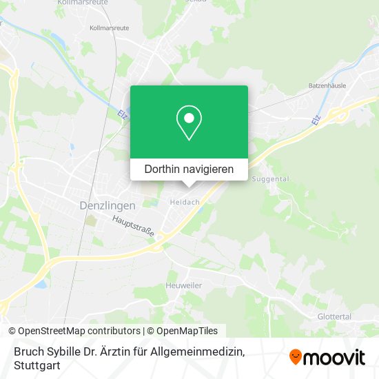 Bruch Sybille Dr. Ärztin für Allgemeinmedizin Karte