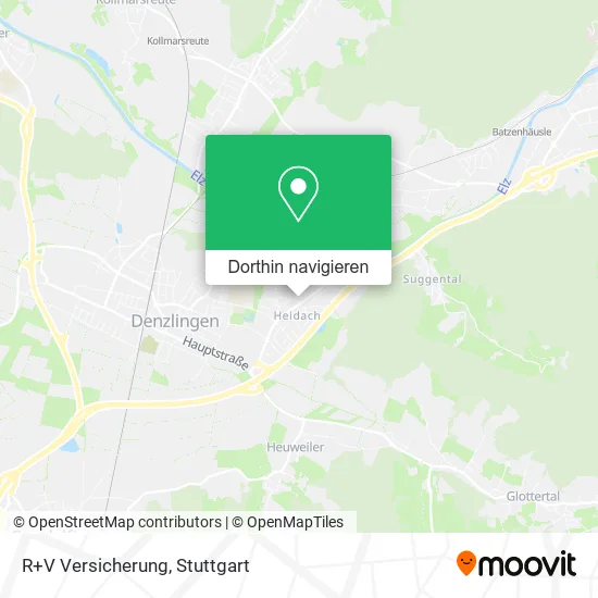 R+V Versicherung Karte