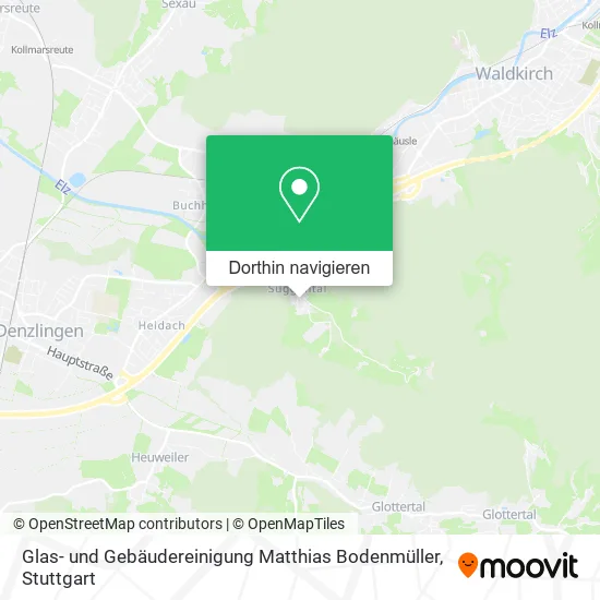 Glas- und Gebäudereinigung Matthias Bodenmüller Karte