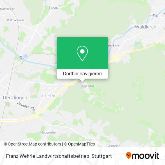 Franz Wehrle Landwirtschaftsbetrieb Karte
