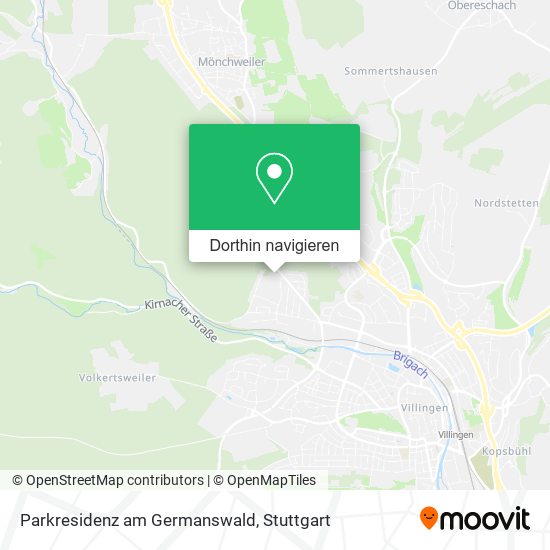 Parkresidenz am Germanswald Karte