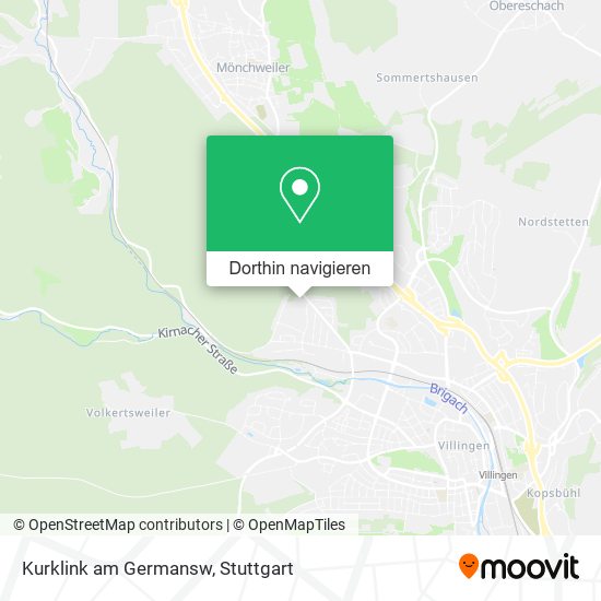 Kurklink am Germansw Karte