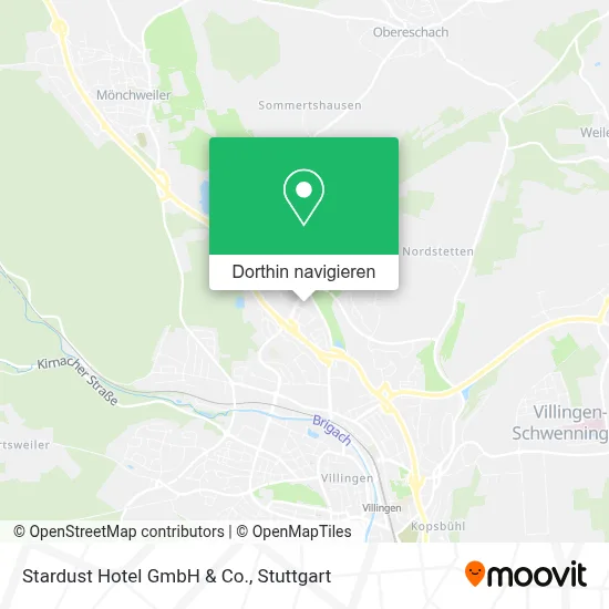 Stardust Hotel GmbH & Co. Karte