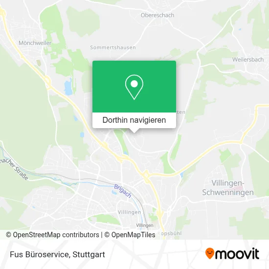 Fus Büroservice Karte
