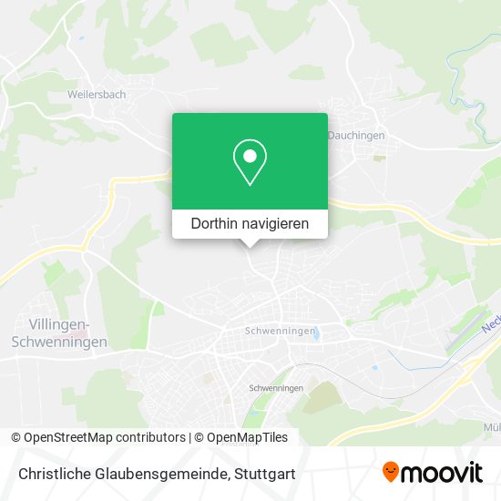 Christliche Glaubensgemeinde Karte