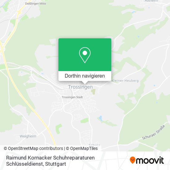 Raimund Kornacker Schuhreparaturen Schlüsseldienst Karte