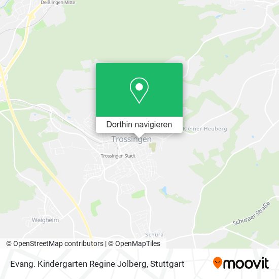 Evang. Kindergarten Regine Jolberg Karte