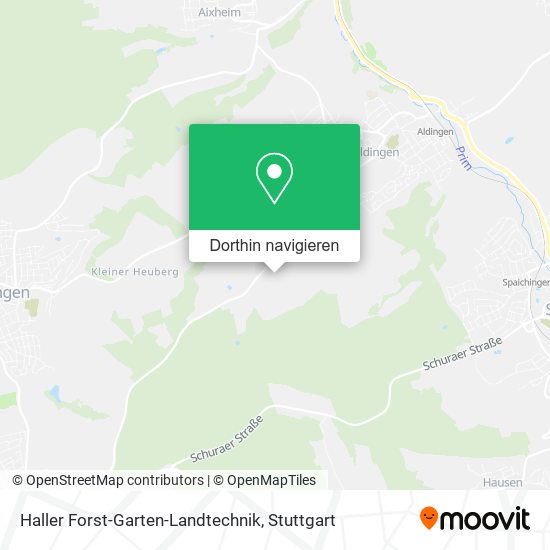 Haller Forst-Garten-Landtechnik Karte