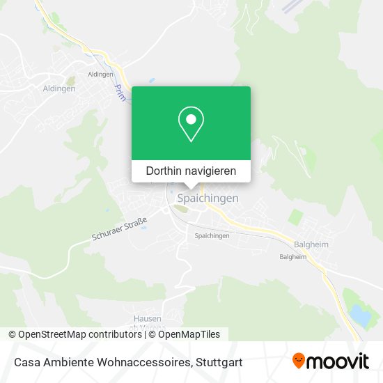 Casa Ambiente Wohnaccessoires Karte