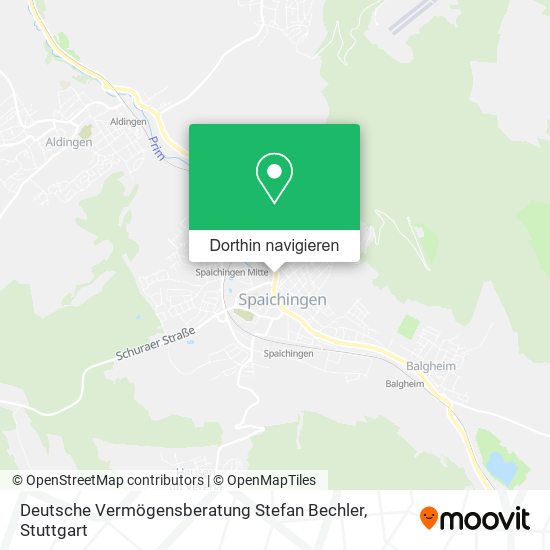 Deutsche Vermögensberatung Stefan Bechler Karte