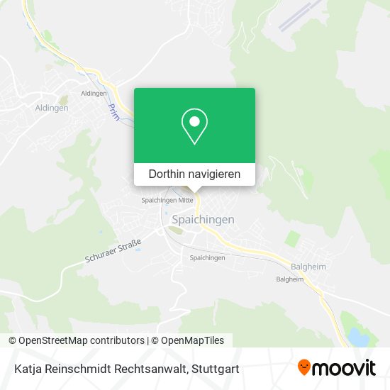 Katja Reinschmidt Rechtsanwalt Karte