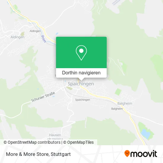 More & More Store Karte