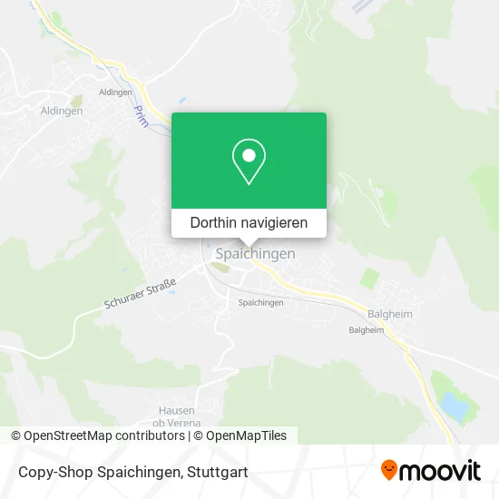 Copy-Shop Spaichingen Karte