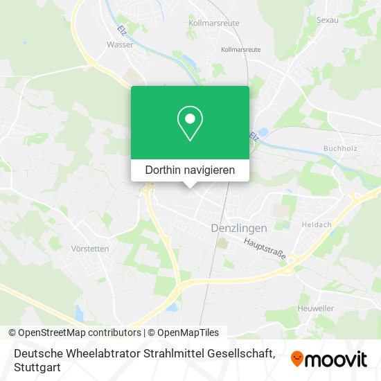 Deutsche Wheelabtrator Strahlmittel Gesellschaft Karte