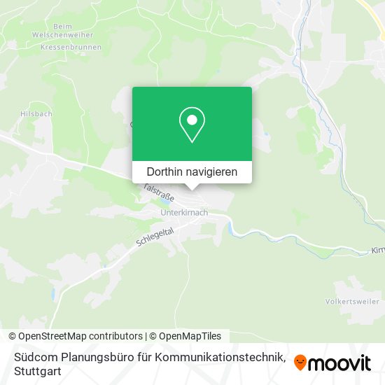 Südcom Planungsbüro für Kommunikationstechnik Karte