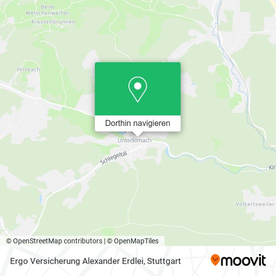 Ergo Versicherung Alexander Erdlei Karte