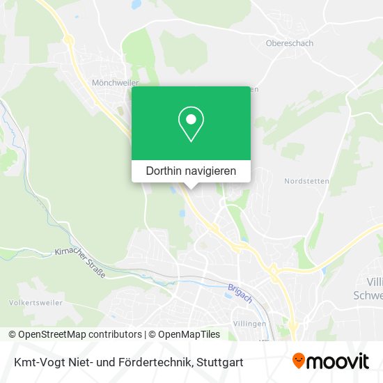 Kmt-Vogt Niet- und Fördertechnik Karte