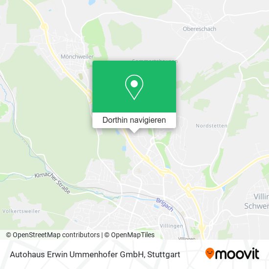 Autohaus Erwin Ummenhofer GmbH Karte