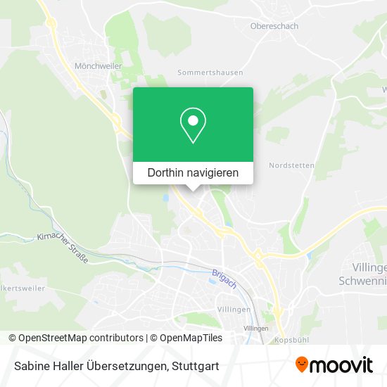 Sabine Haller Übersetzungen Karte