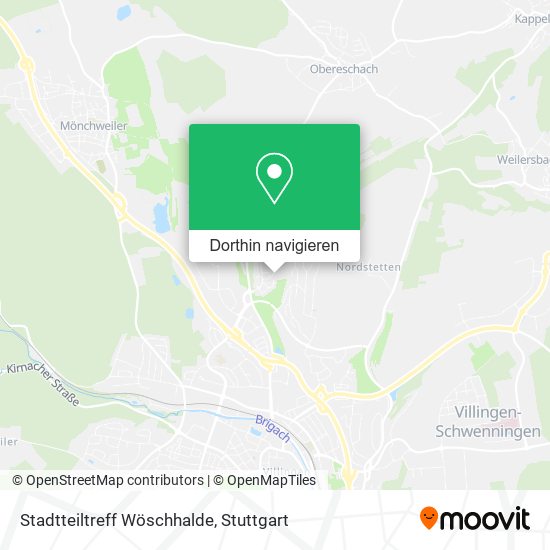 Stadtteiltreff Wöschhalde Karte