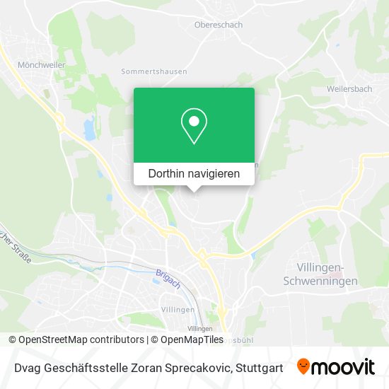 Dvag Geschäftsstelle Zoran Sprecakovic Karte